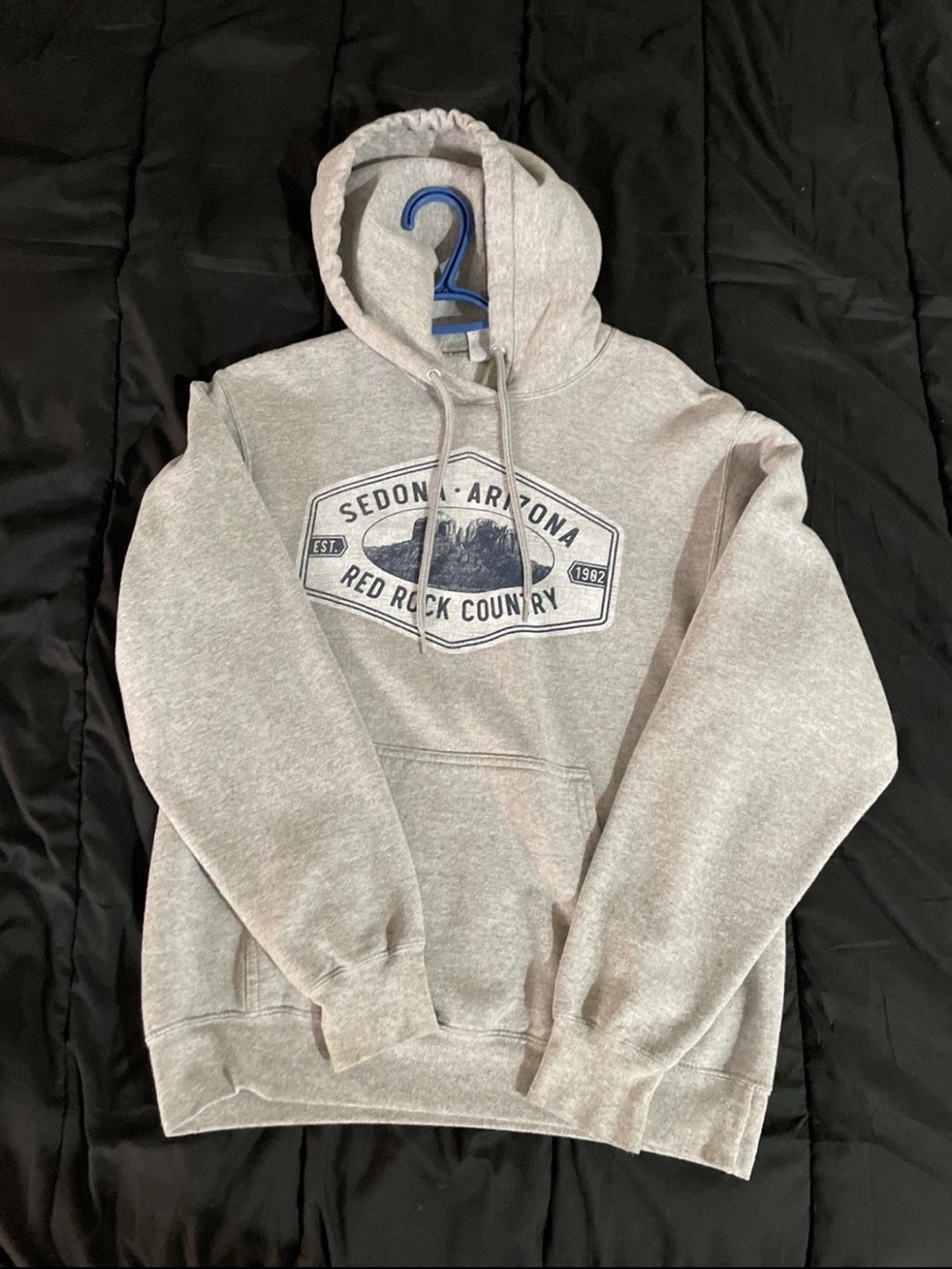 Sedona Red Rock Country Grey Hooded Sweatshirt